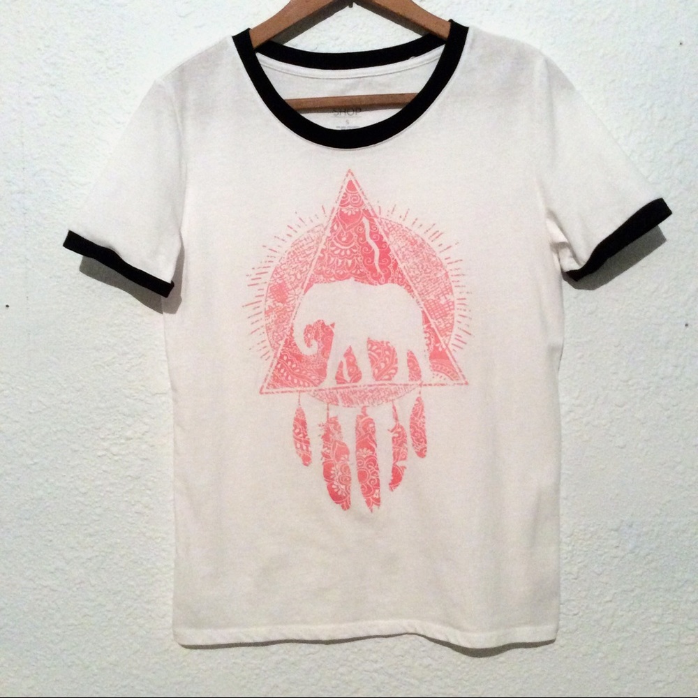 🌹Print Shop elephant graphic tee